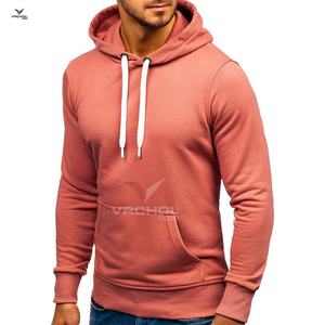 Adulte lourd mélange pull sweat à capuche uni couleur unie à capuche haut brodé détail OEM anti-rétrécissement grande taille hommes - Product Image 6