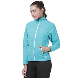 Vestes coupe-vent respirantes imprimées pour femmes Vêtements d'extérieur à la mode en polyester/nylon disponibles à la vente - Product Image 2