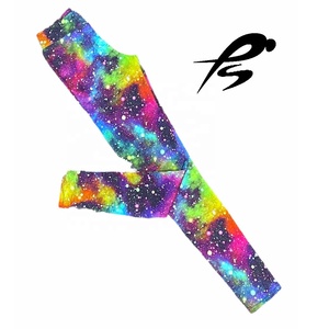 Leggings de sport imprimés pour femmes, taille mi-haute, extensibles dans les quatre sens, en Spandex/Polyester, avec cordon de serrage, pour la course et le yoga - Product Image 4