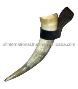 บัฟฟาโลดื่มฮอร์นเหล็กและหนังยืนและผลิตภัณฑ์จากธรรมชาติที่มีขัดหมีดื่มฮอร์น - Product Image 4