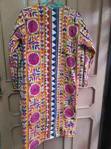 Main Brodé Patchwork Banjara Vintage Tissu Veste - Product Image 4