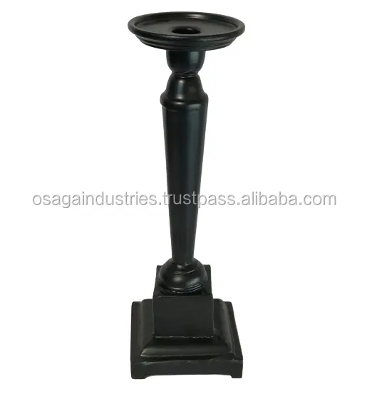 QUADRADO PRETO FORMA de METAL de FERRO SUPORTE de VELA DECORAÇÃO de CASA MESA de FERRO SUPORTE DA VELA TEALIGHT LANTERNA DA VELA DA COLUNA