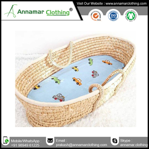 New Arrival Super Soft Pure Organic Cotton Ecofriendly <b>Bassinet</b> Sheets - Product Image 6