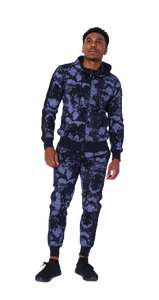 Designer Polyester <b>Tracksuit</b> for Men Style Slim Fit Joggers Bottom with Zip Hoodie Top Quality Track Suits for Men and Women - Product Image 5