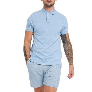 เสื้อยืดโปโลสตรีทแวร์,ผ้าฝ้าย100% สำหรับผู้ชายทรงสลิมฟิต - Product Image 1