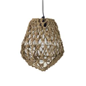 Handcrafted Jute Woven Pendant <b>Light</b> for Kitchen Elegant <b>Chandelier</b> & Lighting - Product Image 3