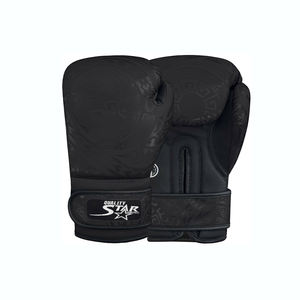 Guantes de Boxeo Profesionales Cómodos de Cuero PU, Tamaño y Color Personalizables, Guantes de Alta Calidad para Entrenamiento, Práctica y Combate - Product Image 1