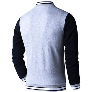 Veste universitaire d'hiver à coupe ajustée pour hommes personnalisée Design camouflage avec col montant pour les étudiants - Product Image 6