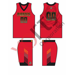 Tenue de basket-ball réversible pour équipe de pirates, maillot personnalisé, impression par sublimation, kit de basket-ball personnalisé, équipe, club, faible MOQ - Product Image 1