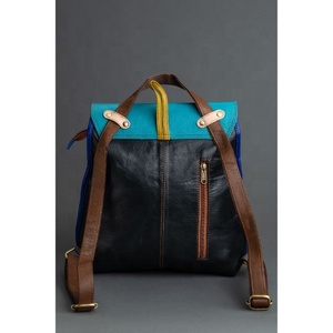 LW Travel Water-Resistant Anti Theft <b>Backpack</b> With Shoulder Strap Genuine Leather <b>Backpack</b> - Product Image 3