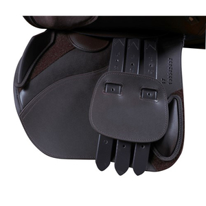 Sacoche de selle occidentale Premium, disponible en plusieurs couleurs et tailles, taille 14-18 pouces, noir et rouge - Product Image 3