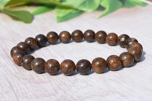 Bracelet en Bronzite naturelle, pierre Chakra, Reiki, cristal de guérison - Product Image 3