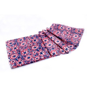 Indian Cotton Sanganeri Hand Block Print Fabric Light Weight Quilt Fabric Sewing Craft Dressing - Product Image 4