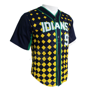 Maillot de Baseball unisexe, vente en gros, couleur unie, vierge, Logo personnalisé, vente en gros, uniforme de Baseball - Product Image 2