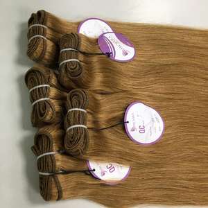 มัดผมมนุษย์20นิ้วสีบลอนด์ผมตรง OEM OEM OEM OEM ตัวอย่างฟรี - Product Image 5
