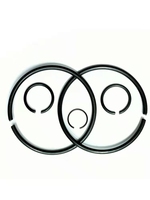 Custom Fastener DIN7993/DIN9045 Stainless Steel Spring Steel 65Mn Wire Retaining Ring Shaft Hole Snap Ring Zinc Plated OEM/ODM
