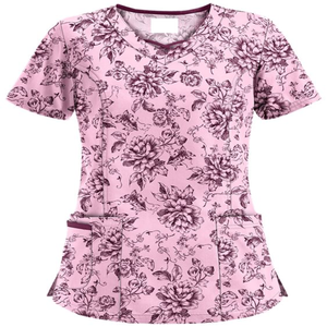 Haut de blouse d'infirmière unisexe en popeline polyester/coton du Bangladesh, robe de médecin, taille XL, uniformes médicaux, modèle OEM - Product Image 2