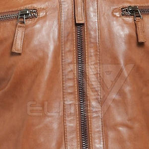 Veste en cuir slim d'occasion pour homme, prix de gros, col montant en toile, imperméable, respirante, réversible, coupe-vent, séchage rapide, coton - Product Image 5