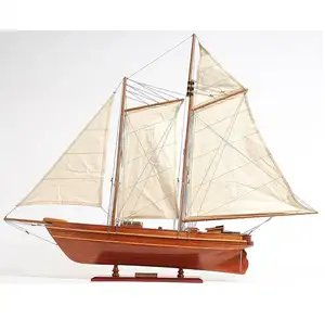 Американский Кубок гоночная яхта модель корабля полностью собранная модель деревянная Реплика ручной работы с демонстрационной подставкой, коллекционный, Декор, подарок