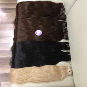 Tissage en lot péruvien naturel vierge Grade 12A, 100% cheveux humains, avec Closure, 1 donateur - Product Image 2