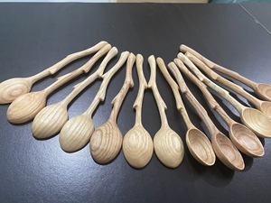 Cuillère de service et de cuisson en bois cuillères marron en bois ustensile de cuisine, cuillère en bois, cuillère de cuisson 99GD - Product Image 6