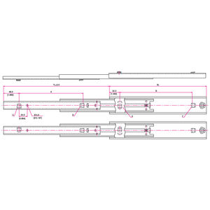 Super september Glissière à baïonnette en métal à usage intensif Ram Industrie Serie 59 Capacité de charge de 80kg Design industriel Premium - Product Image 3