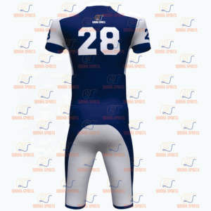 Manga corta Nuevo diseño Sublimación Uniforme de fútbol americano Transpirable Tallas grandes Característica - Product Image 4
