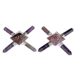 Buy Online Amethyist Reiki Pyramid Healing Generator : Amethyist Reiki Pyramid Healing Generator For Sale - Product Image 1