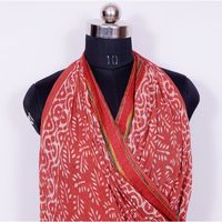 Pareo de Algodón Indio para Mujer, Diseño Floral a Cuadros, Hecho a Mano, Satinado, Sexy, Transpirable, Suave al Tacto