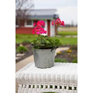 Jardinière galvanisée et seau en fer métallique balcon jardin fleuriste Pot de fleur jardinière porte-fleurs - Product Image 1