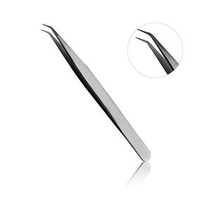 Pince à épiler d'extension de cils en titane de marque privée avec emballage en tube - Product Image 1