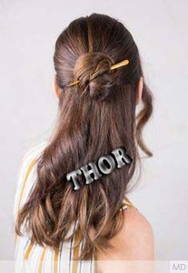 Épingle à cheveux en bois Vintage, bâton en bois sculpté à la main, chignon pour femmes, accessoires pour cheveux - Product Image 5