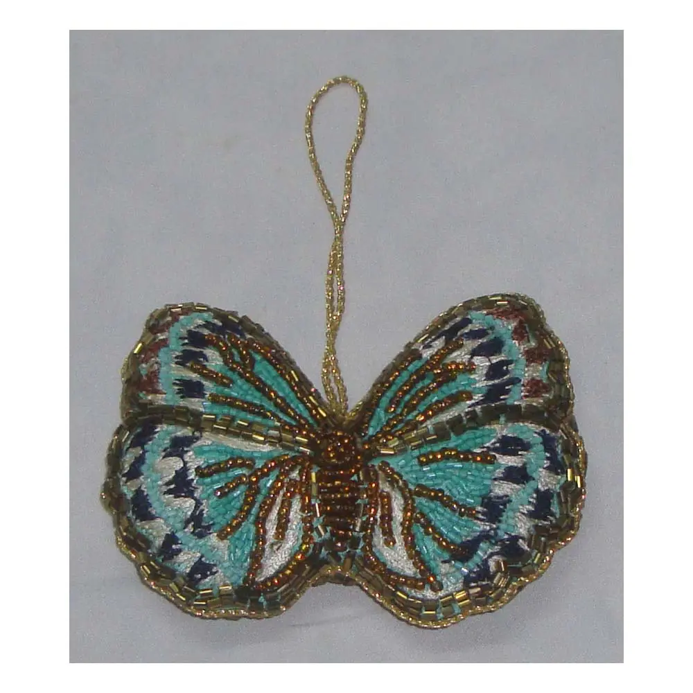 Butterfly Zari Hand Embroidery Beaded Work Hanging Ornament