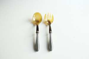 Ensemble de cuillères à vaisselle élégantes en acier inoxydable Cuillère de mariage Ustensiles de cuisine de restaurant Couverts Design simple Qualité supérieure Inde - Product Image 3