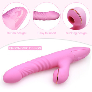 Nieuwe Hot Koop Zuigen <span class=keywords><strong>Sex</strong></span> Vibrator <span class=keywords><strong>Jade</strong></span> Konijn Vibrator Volwassen Stimulator Speelgoed Voor Vrouwelijke Sextoy China Fabriek Groothandel Prijs Speelgoed - Product Image 3