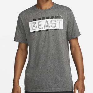 Haute qualité 100% coton unisexe grande taille Compression T-Shirts surdimensionné respirant solide motif impression personnalisée blanc en gros - Product Image 3