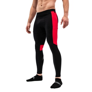 Pantalon de compression de sport pour homme PIHA SPORTS, design personnalisé, logo brodé, 100% coton molletonné, hiver, fitness, gym - Product Image 1