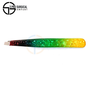 Pinzas profesionales de alta calidad para cejas con puntas puntiagudas e inclinadas para belleza y uso de extensión de pestañas - Product Image 5