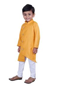Islamic Pure Cotton Side Pattern <strong>Kids</strong> Kurta Pajama Set Newest Omani Style Eid <strong>Clothes</strong> Ready Stock - Product Image 4