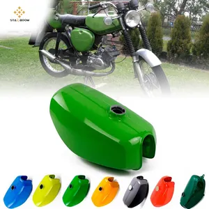 HDMP Green Benzintank Shape Motorcycle Steel Fuel Gas Tank For Simson S 50 Simson S 51 Simson S 70 Gas Fuel Tank Oil Petrol Tank