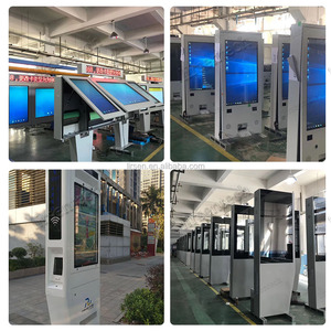 55 inch 43 inch cảm ứng Totem ánh sáng mặt trời có thể đọc được LCD kỹ thuật số biển Ngoài trời IP65 đánh giá cao màn hình độ sáng cho sử dụng ngoài trời - Product Image 5