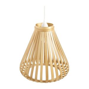 Mini pendentif en bambou confortable LED veilleuse élégante conception personnalisée pour la décoration de la chambre Style artisanal côtier traditionnel - Product Image 2