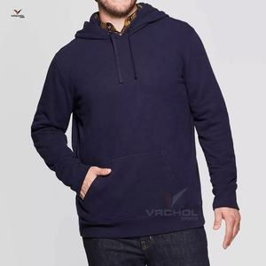 Sudadera con capucha inteligente con patrón sólido bordado personalizado tejido con características antiarrugas antiretráctiles Sostenibilidad de talla grande - Product Image 1