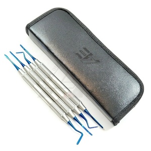 2025 L.A. ELAHI CO GERMAN DENTAL Juego de Periotómos Manuales y Mini Elevadores de Raíz, 3 Piezas, Acero Inoxidable Alemán - Product Image 1