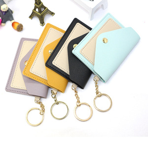 Porta carte di credito in pelle con portamonete in pelle con portamonete da donna 2022new <span class=keywords><strong>style</strong></span> con portachiavi - Product Image 1