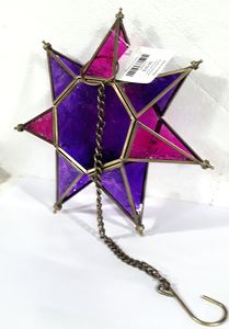 Bougeoir décoratif de haute qualité lanterne métal et verre en prix de gros pour la décoration et Noël - Product Image 6