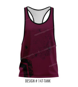 Débardeur de sport pour homme à col en V, couleur unie, tricoté, séchage rapide, évacuation de l'humidité, polyester, respirant, entièrement sublimé - Product Image 1