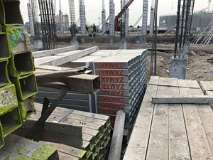 Construction en acier ringlock système d'échafaudage accessoires verticales polonais - Product Image 5