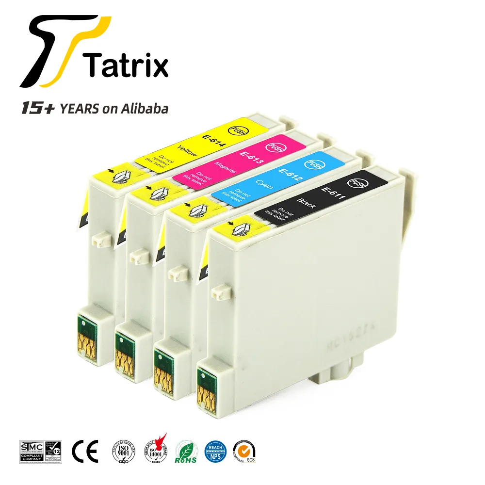 Tatrix T0611 T0612 T0613 T0614 cartuccia d'inchiostro per stampante compatibile a colori per Epson Stylus D88 DX4250 DX4800