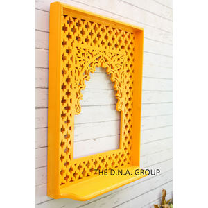 Décor d'art mural indien naturel, artisanat mural en bois, cadeau de pendaison de crémaillère - Product Image 3